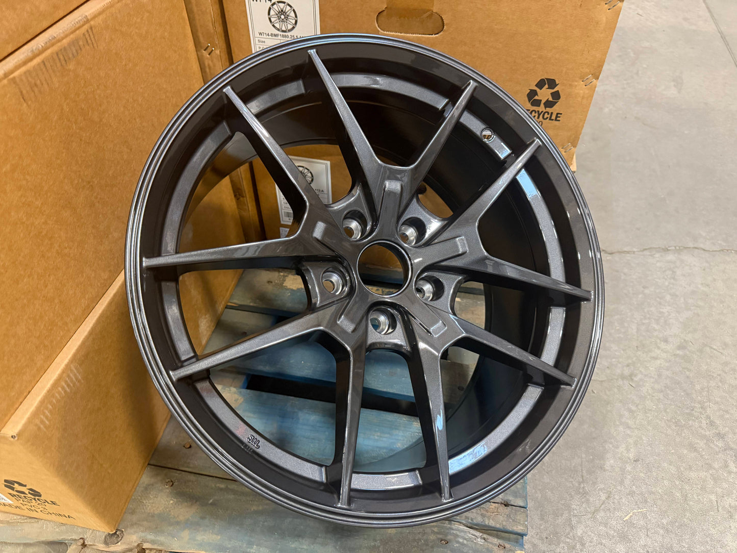18" GUNMETAL Wheels Rims H301 for HONDA ACURA LEXUS TOYOTA NISSAN INFINITI ACCORD CIVIC TYPE S R 5x114.3 FLOW FORMING