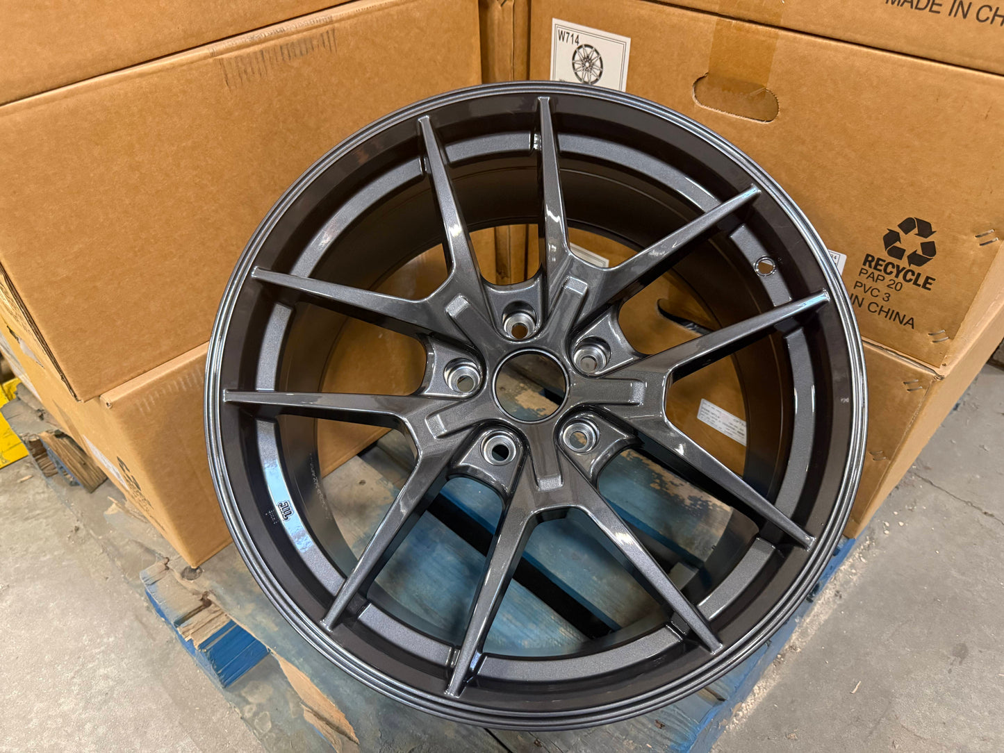 18" GUNMETAL Wheels Rims H301 for HONDA ACURA LEXUS TOYOTA NISSAN INFINITI ACCORD CIVIC TYPE S R 5x114.3 FLOW FORMING