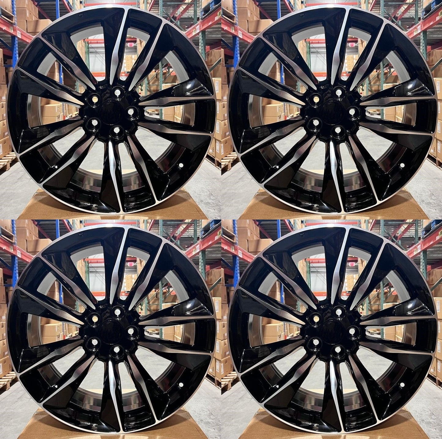 21" Wheels Rims H400 for HONDA ACURA ACCORD MDX TL TLX TSX RL RLX RDX CRV HRV TYPE S A (BMF)