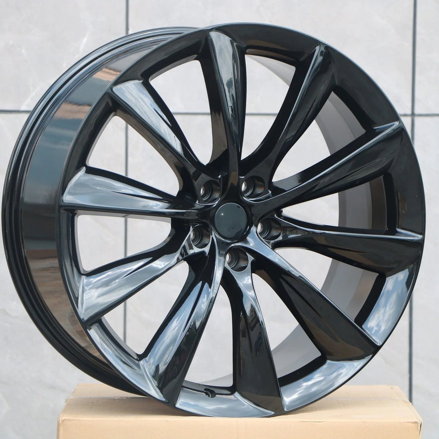 19" Wheels Rims TS001 for TESLA MODEL S 3 X Y STANDARD LONG RANGE PERFORMANCE HONDA ACURA TOYOTA LEXUS