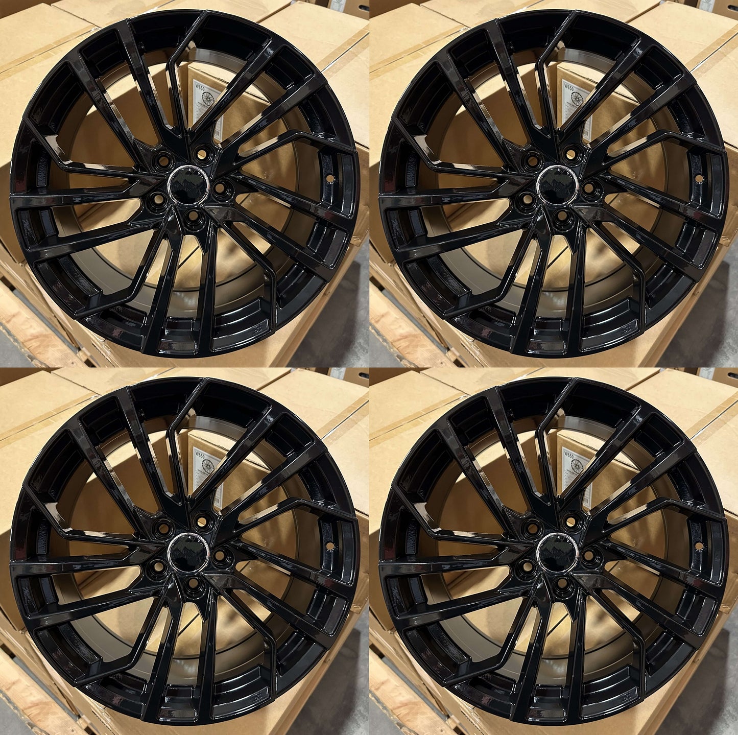 18" Wheels Rims A015 for AUDI VOLKSWAGEN VW BENZ A3 A4 A5 A6 A7 A8 Q3 Q5 RS3 S3 S4 S5 S6 S7 S8 TT (GB)