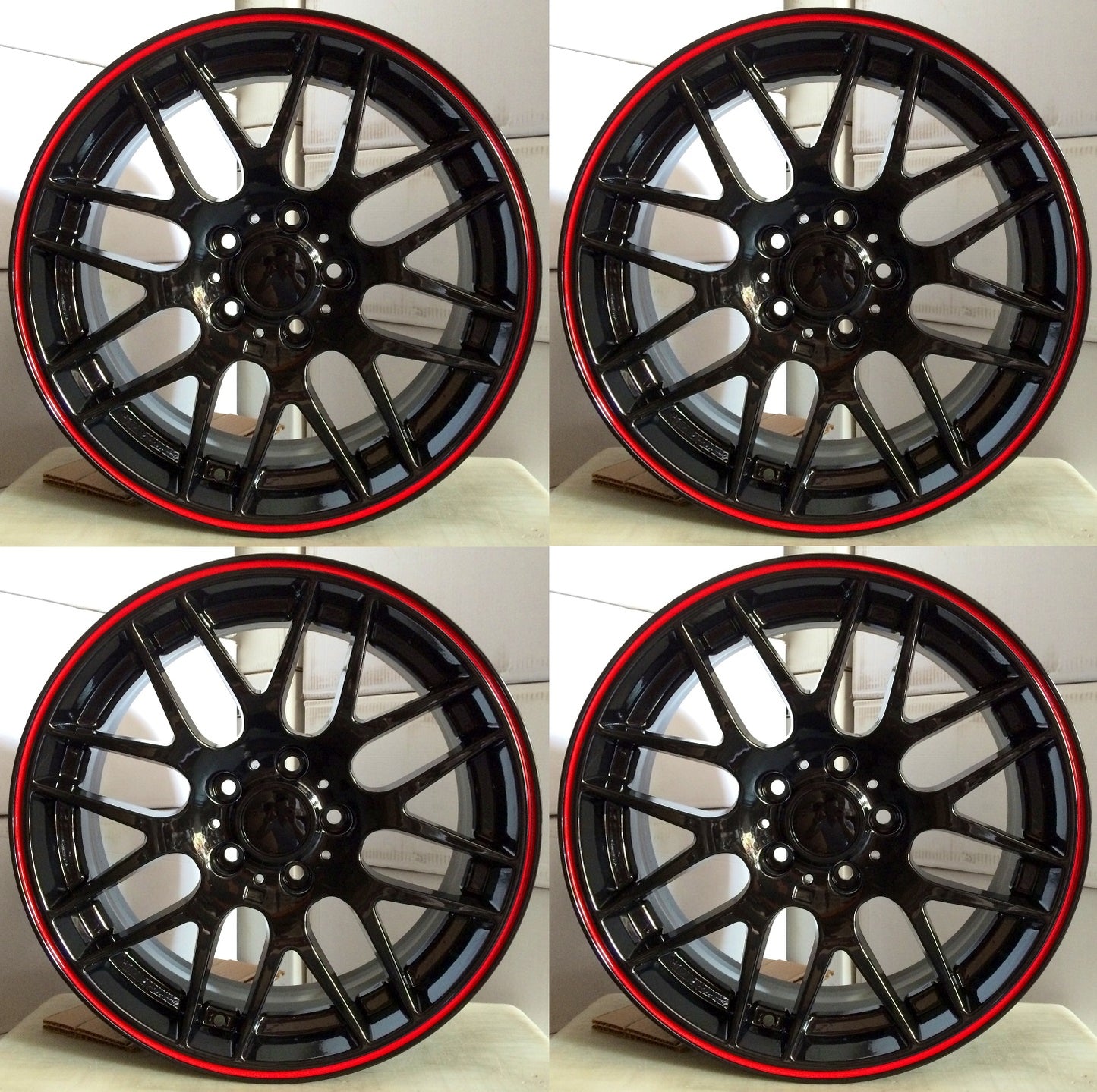 18" B703-BRL Wheels Rims for BMW 320 323 325 328 330 335 340 428 430 435 440 525 528 530 550 640 650