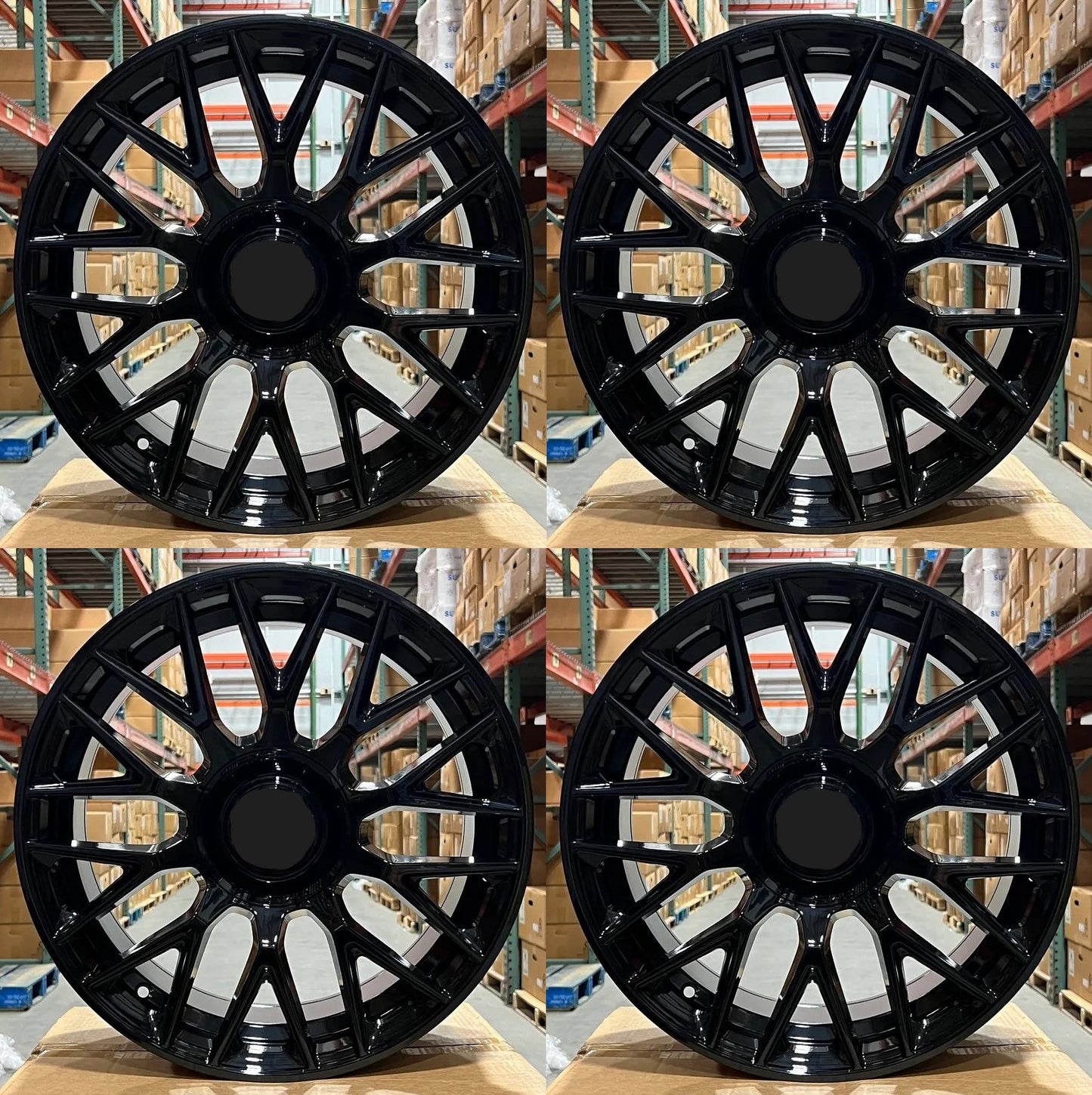 22" Wheels Rims MB803 for MERCEDES BENZ S550 S560 S580 S600 GLE53 GLS580 GLS63