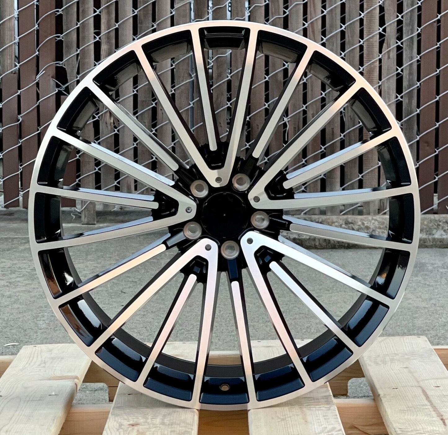 17" Wheels Rims MB812-BMF for MERCEDES BENZ AMG A220 CLA250 C180 C230 C240 C250 C280 C300 C350 C400