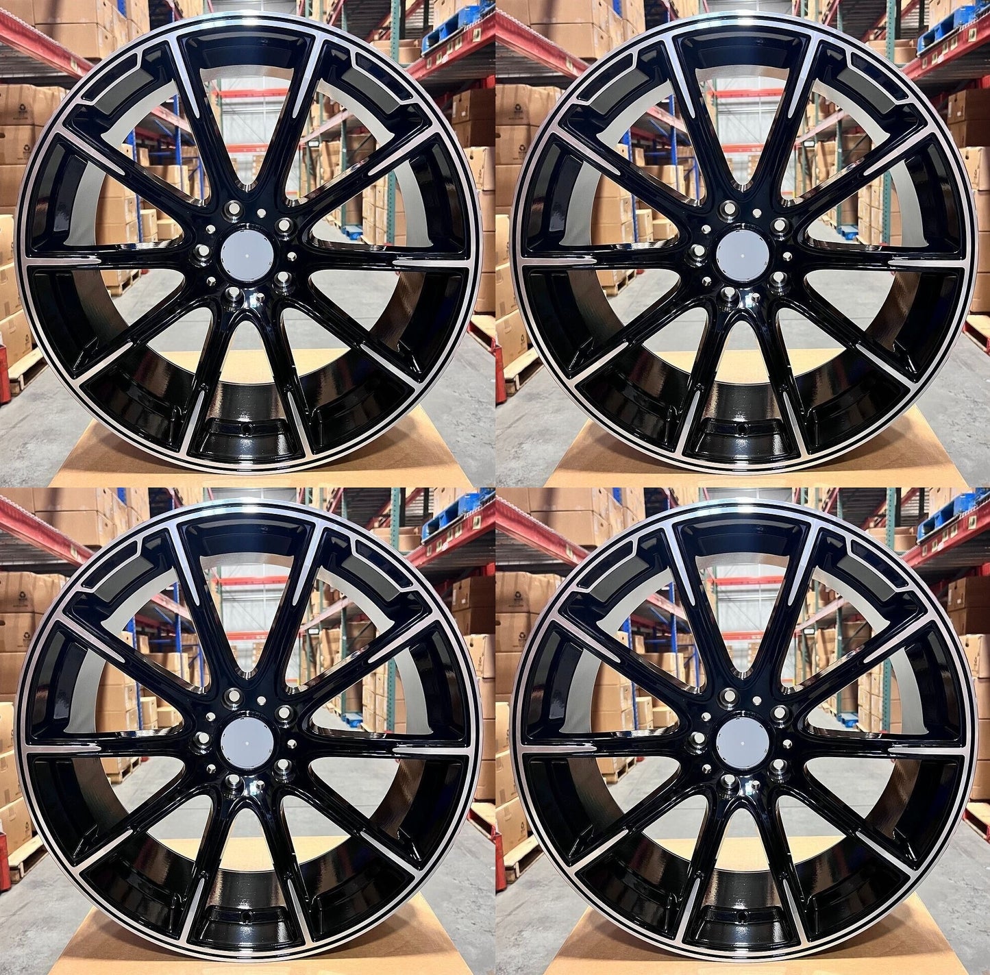 24" Wheels Rims MB846 for MERCEDES BENZ BRABUS STYLE G WAGON G55 G63 G65 G350 G400 G500 G550