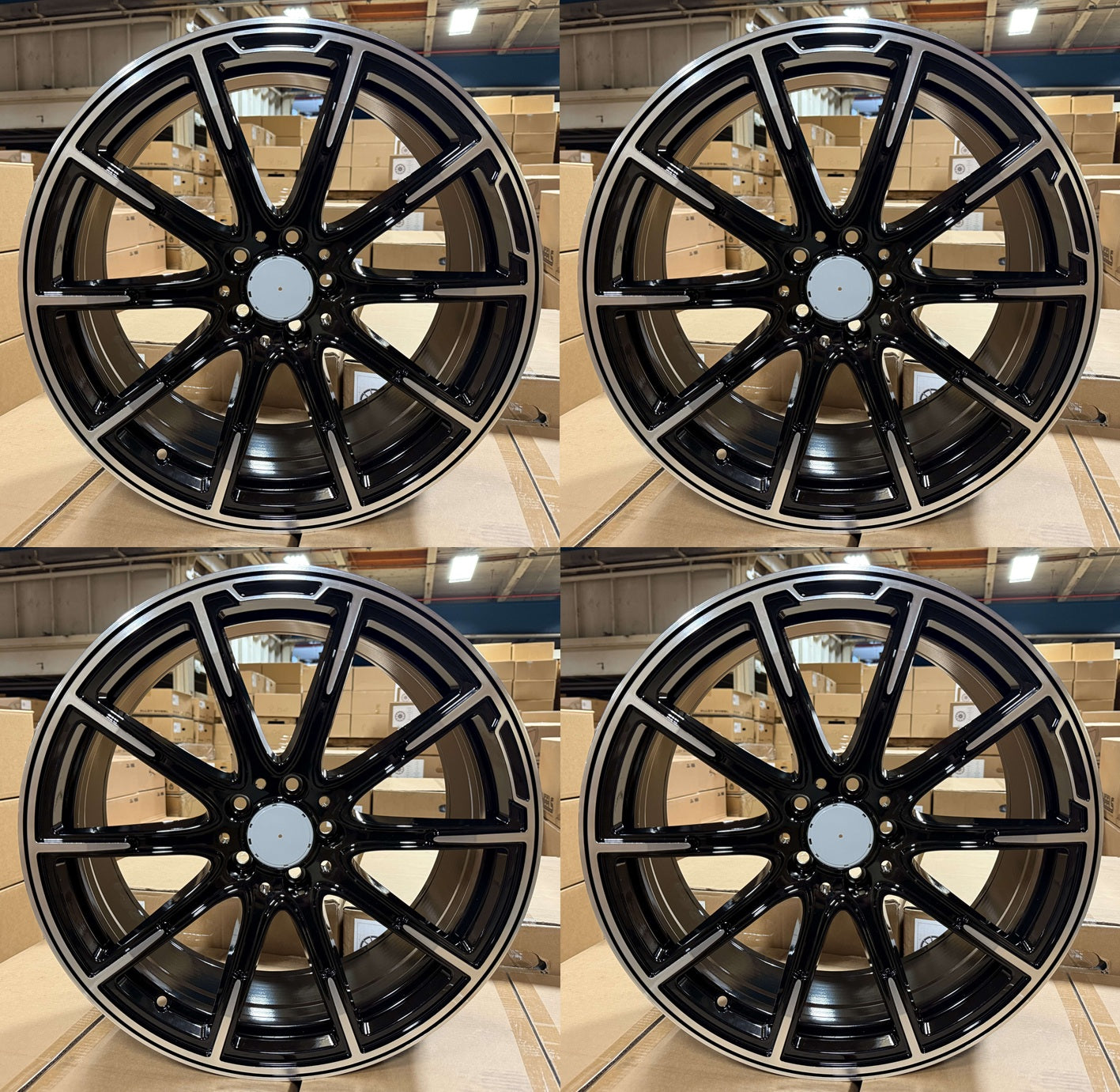 20" Wheels Rims MB846 for MERCEDES BENZ BRABUS STYLE E300 E350 E500 E550 S500 S550 S580 S600
