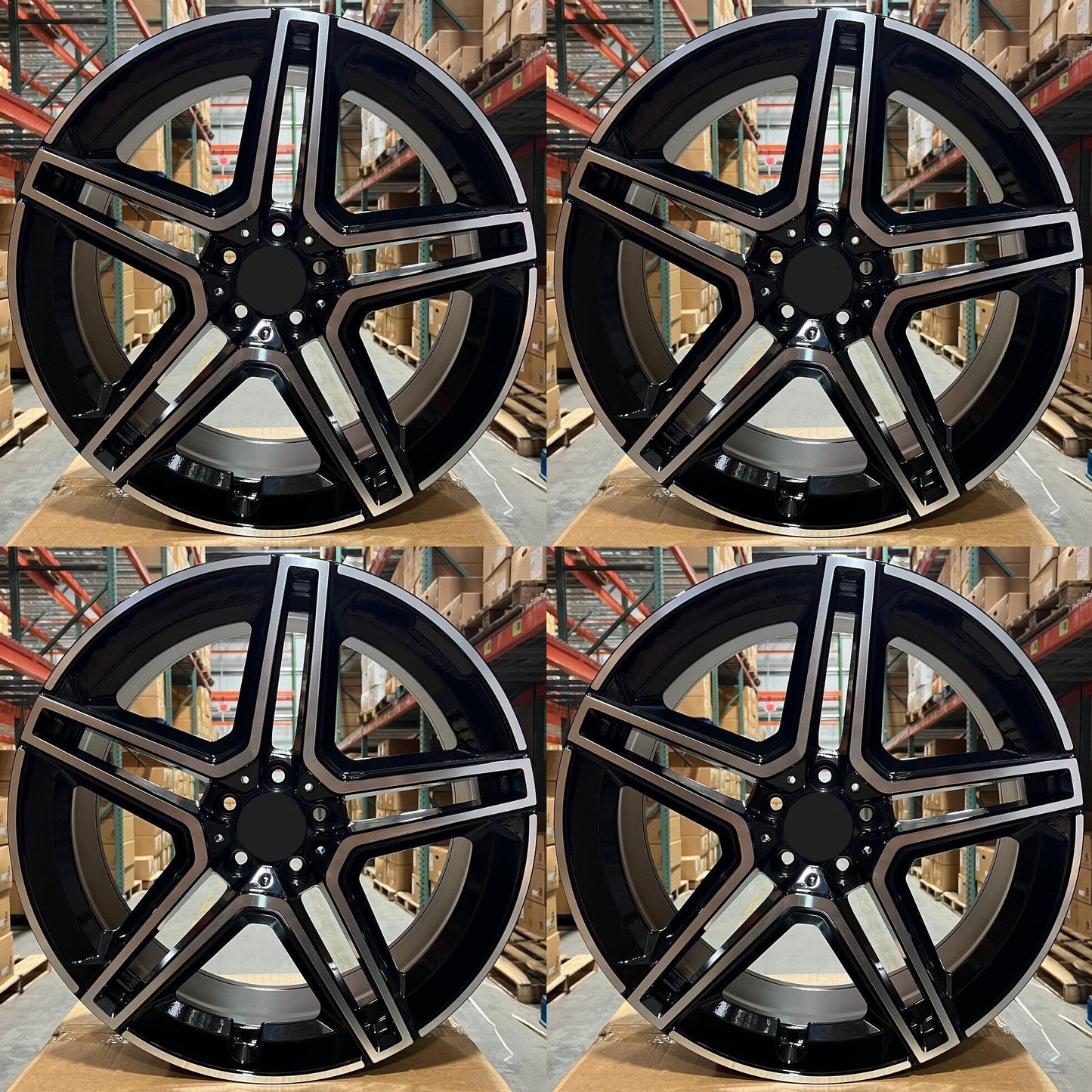 20" Wheels Rims MB847 for MERCEDES BENZ A C E S CL SL GLA GLB GL GLE GLS ML R SLK CLK CLS (BMF)