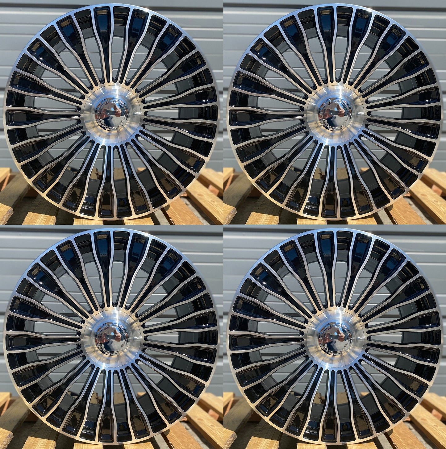20" Wheels Rims MB848 for MERCEDES BENZ MAYBACH STYLE A C E S R GL GLE GLK GLS ML CL CLS