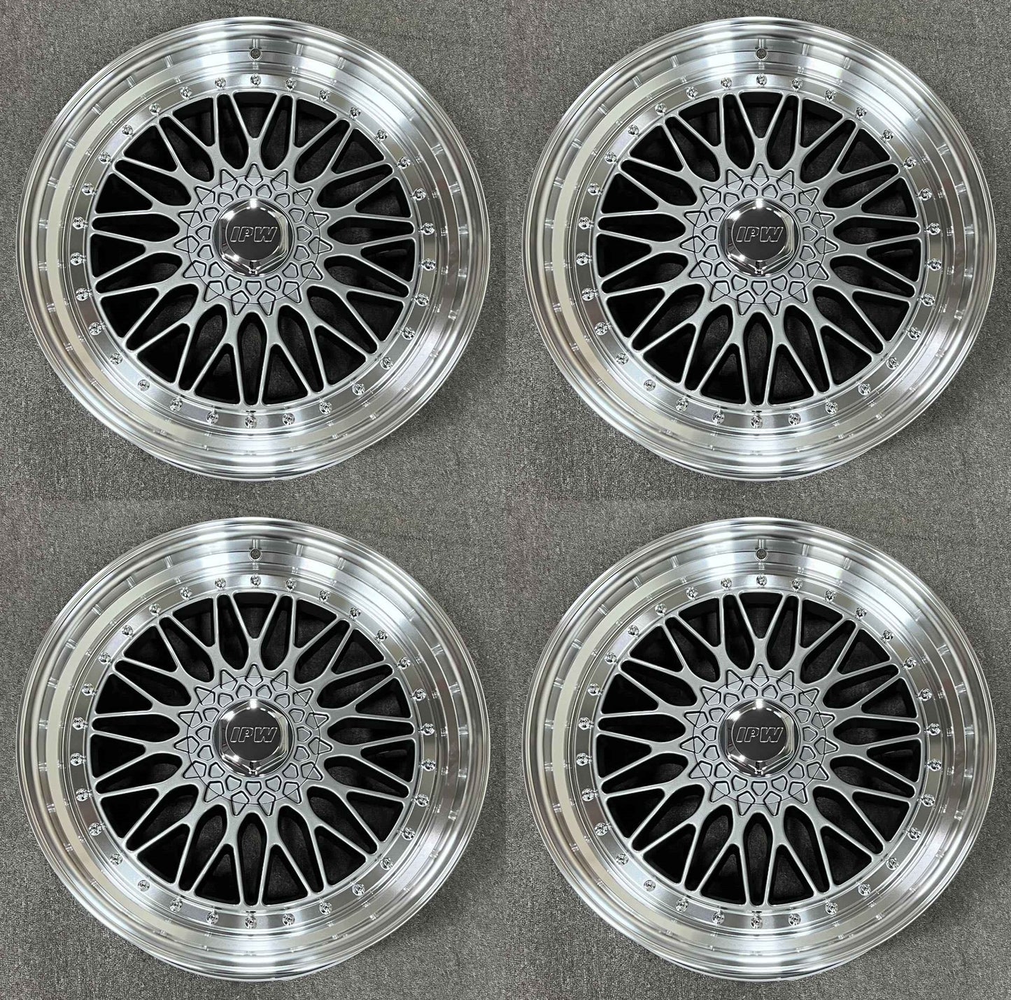 20" Wheels Rims W883-GML for MERCEDES BENZ BMW HONDA ACURA LEXUS TOYOTA NISSAN INFINITI TESLA BBS RS STYLE 5x113 / 5x120