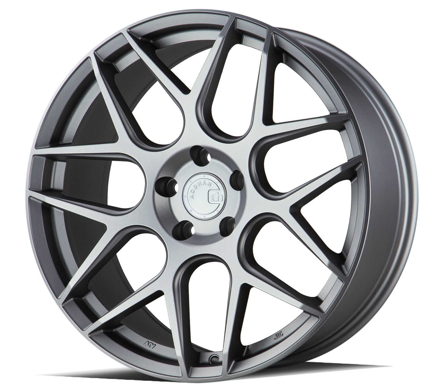 19" AODHAN AFF2 Wheels FLOW FORM Rims for MERCEDES BENZ BMW AUDI VOLKSWAGEN VW 5x112 (Gray)