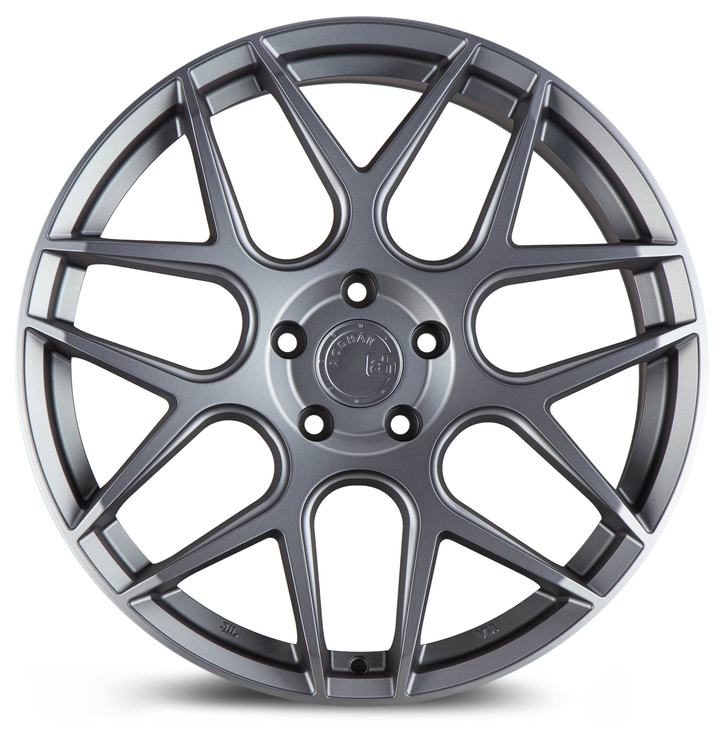 19" AODHAN AFF2 Wheels FLOW FORM Rims for HONDA ACURA LEXUS TOYOTA NISSAN INFINITI TESLA 5x114.3 (Gray)