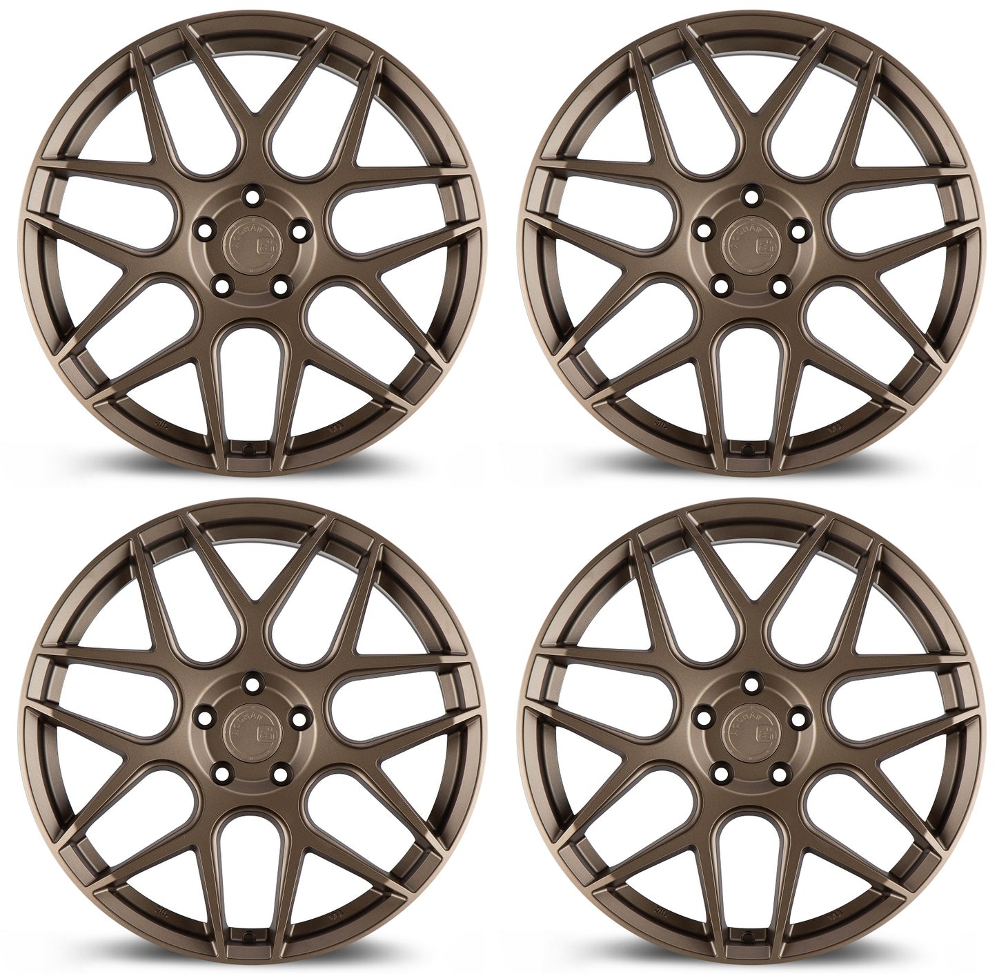 20" AODHAN AFF2 Wheels FLOW FORM Rims for BMW 3 4 5 6 HONDA ACURA TESLA S X  5x120 (Bronze)