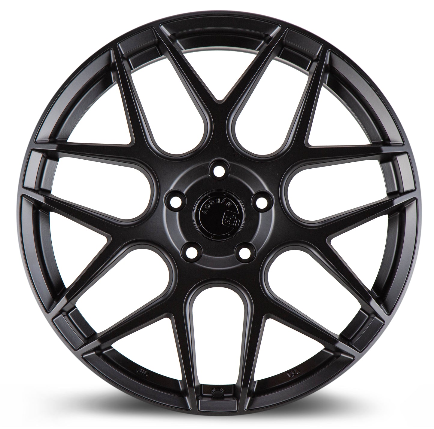 20" AODHAN AFF2 Wheels FLOW FORM Rims for MERCEDES BENZ BMW AUDI VOLKSWAGEN VW 5x112 (Black)