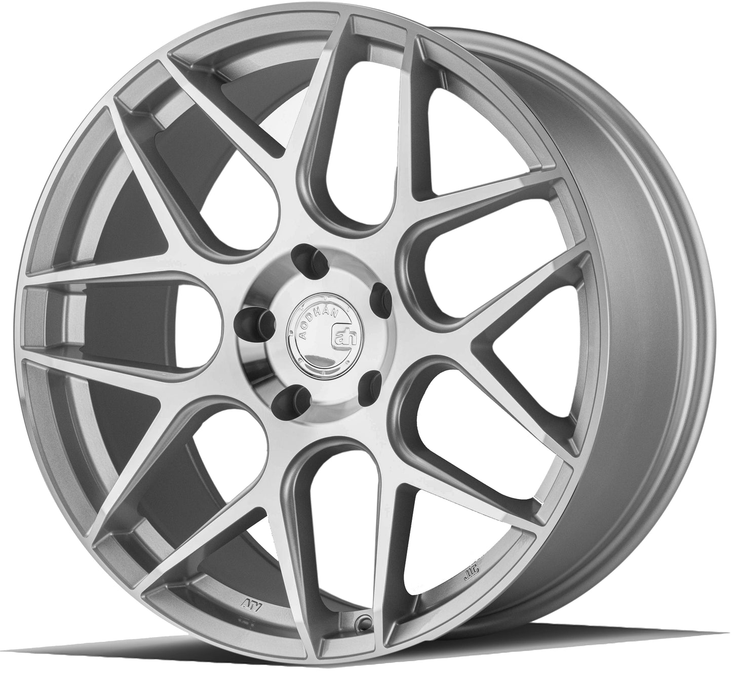 20" AODHAN AFF2 Wheels Rims for HONDA ACURA LEXUS TOYOTA NISSAN INFINITI TESLA 5x114.3 (SILVER)