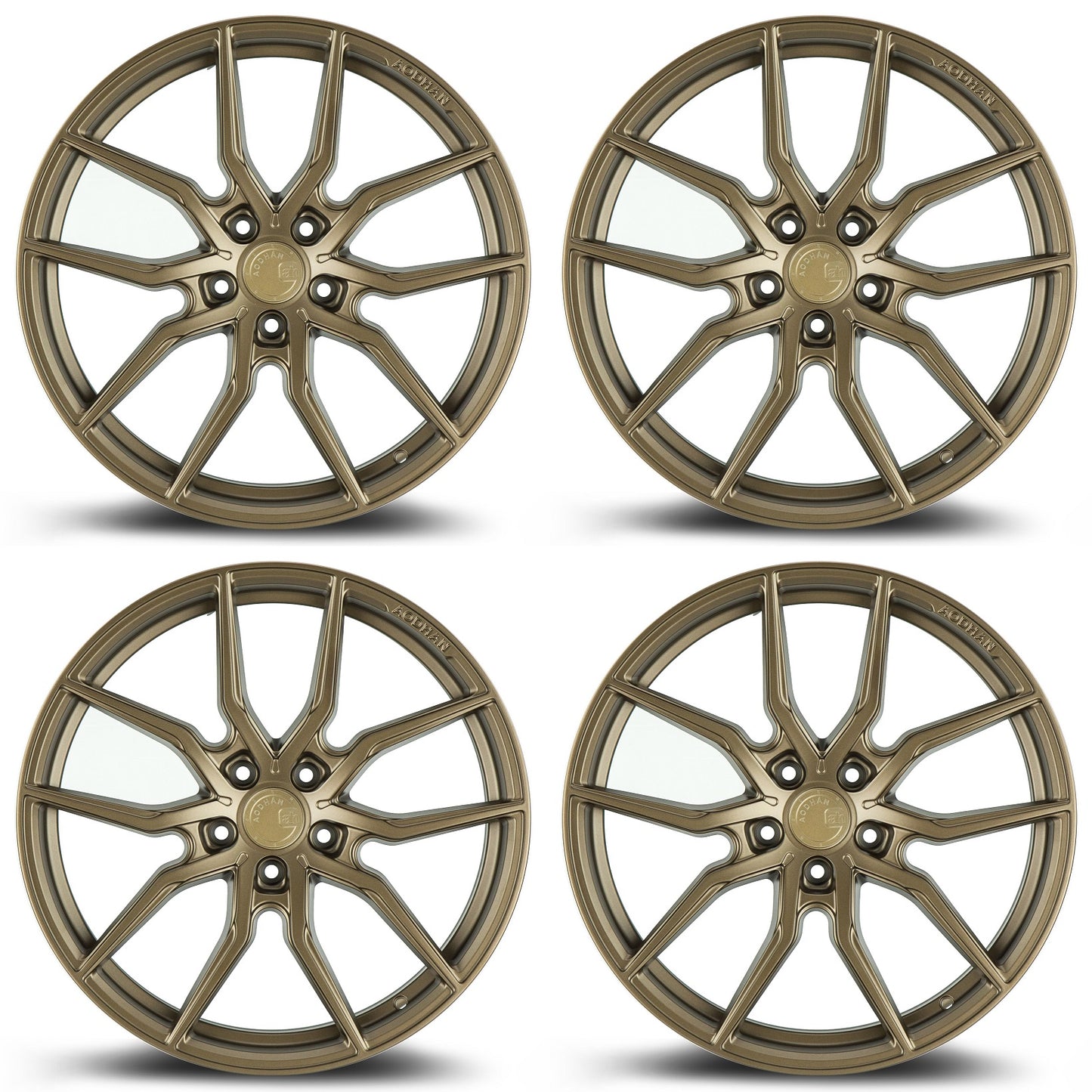 20" AODHAN AFF1 Wheels Rims for BMW 3 4 5 SERIES X1 X3 X4 Z4 HONDA ACURA TESLA S X  5x120 (Bronze)