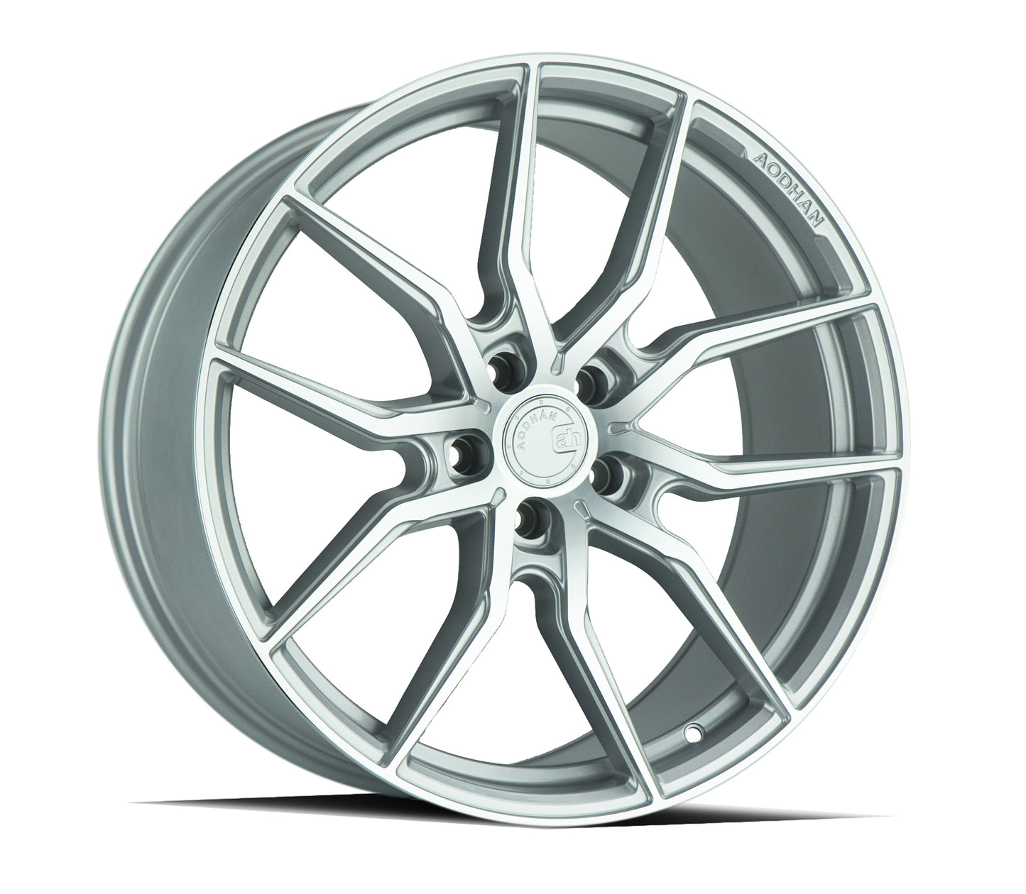 20" AODHAN AFF1 Wheels Rims for HONDA ACURA LEXUS TOYOTA NISSAN INFINITI TESLA 5x114.3 (SILVER)