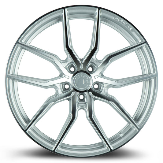 20" AODHAN AFF1 SILVER Wheels Rims FLOW FORMED 5x114.3 / 5x120