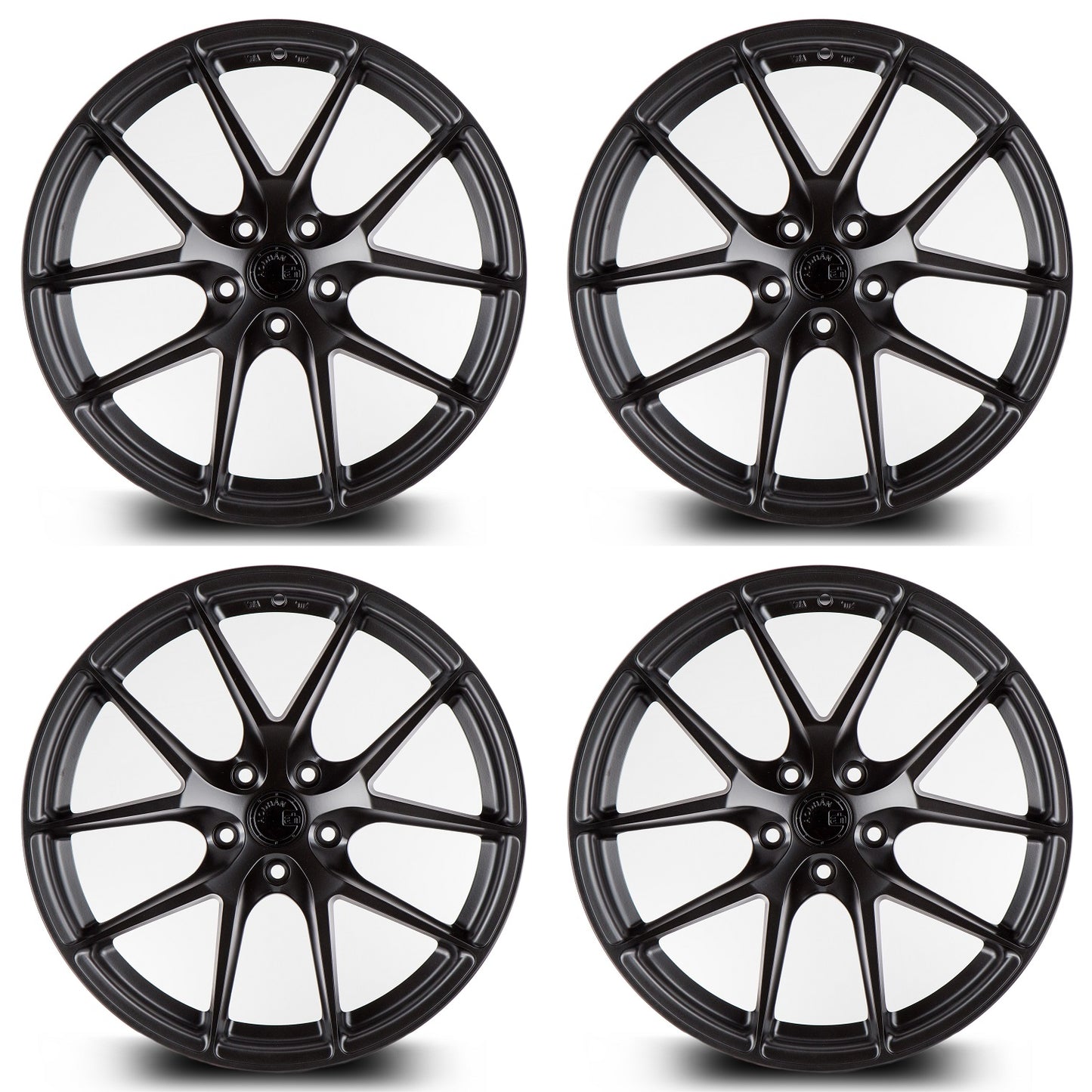 19" AODHAN AFF7-MB Wheels FLOW FORM Rims for BENZ BMW AUDI VW HONDA TOYOTA TESLA S 3 X Y