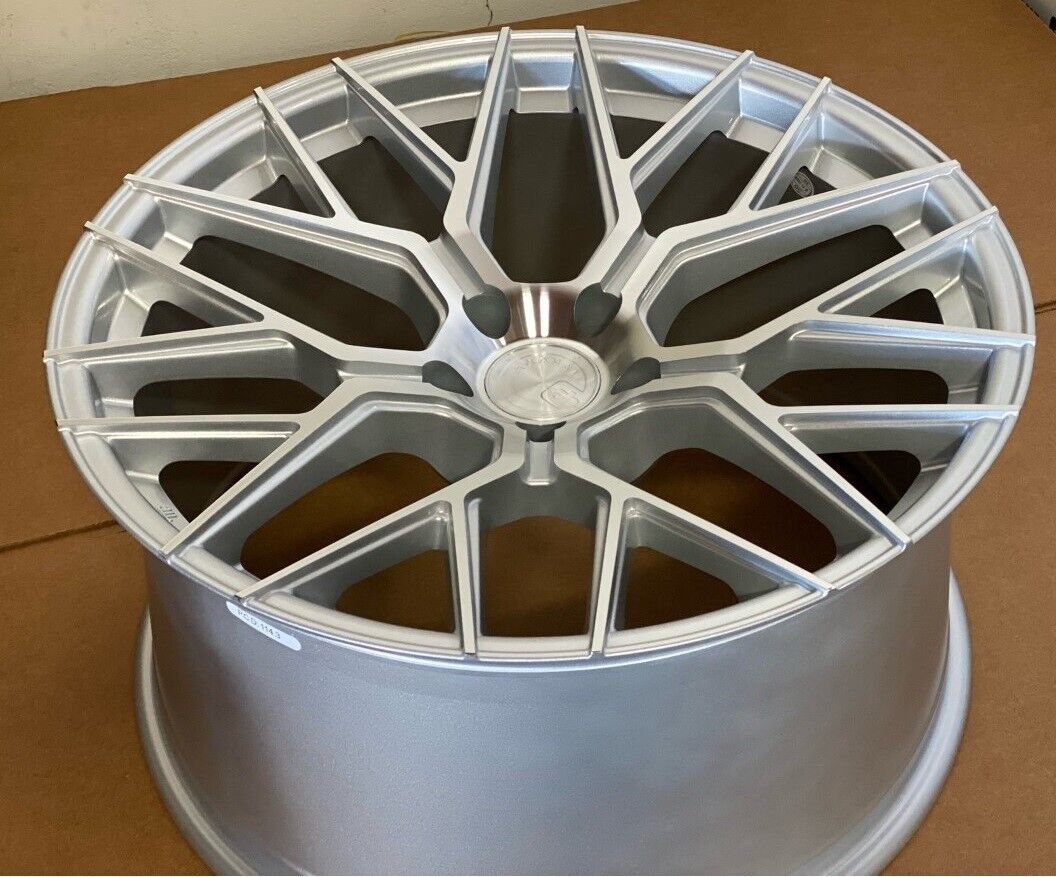 20" AODHAN AFF9 SILVER Wheels FLOW FORM Rims for BENZ BMW AUDI VW HONDA TOYOTA TESLA S 3 X Y