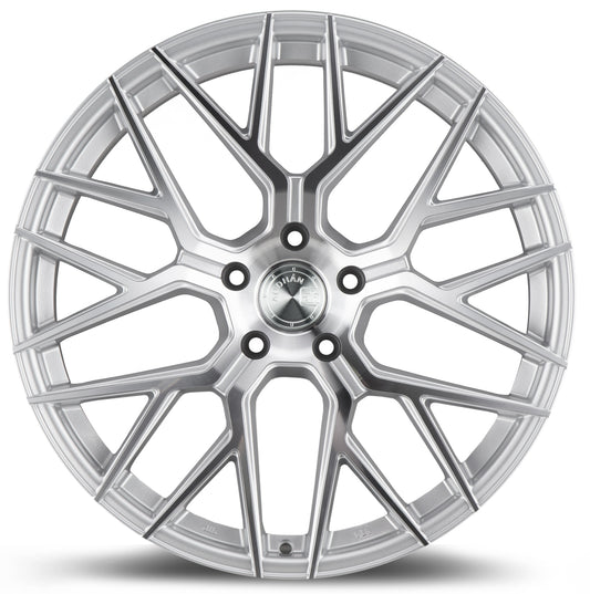 20" AODHAN AFF9 SILVER Wheels FLOW FORM Rims for BENZ BMW AUDI VW HONDA TOYOTA TESLA S 3 X Y