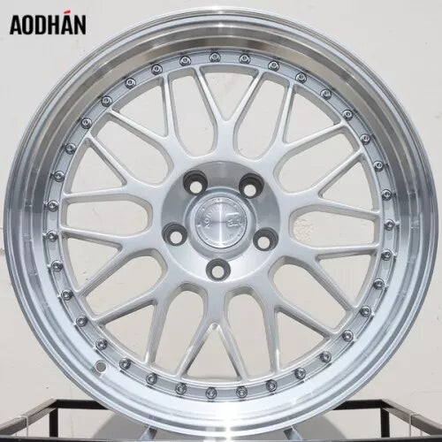 18" AODHAN AH02 Wheels Rims for HONDA ACURA LEXUS TOYOTA NISSAN INFINITI TESLA 5x114.3 (SILVER)