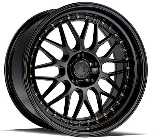 19" AODHAN AH02 Wheels Rims GLOSS BLACK for BMW BENZ AUDI LEXUS HONDA TESLA