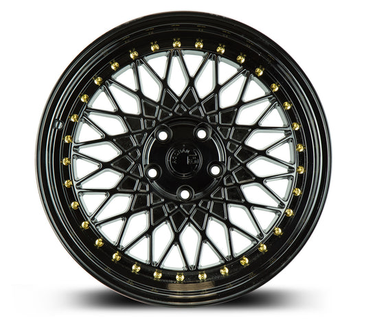 18" AODHAN AH05 GLOSS BLACK Wheels Rims for HONDA ACURA TESLA LEXUS TOYOTA