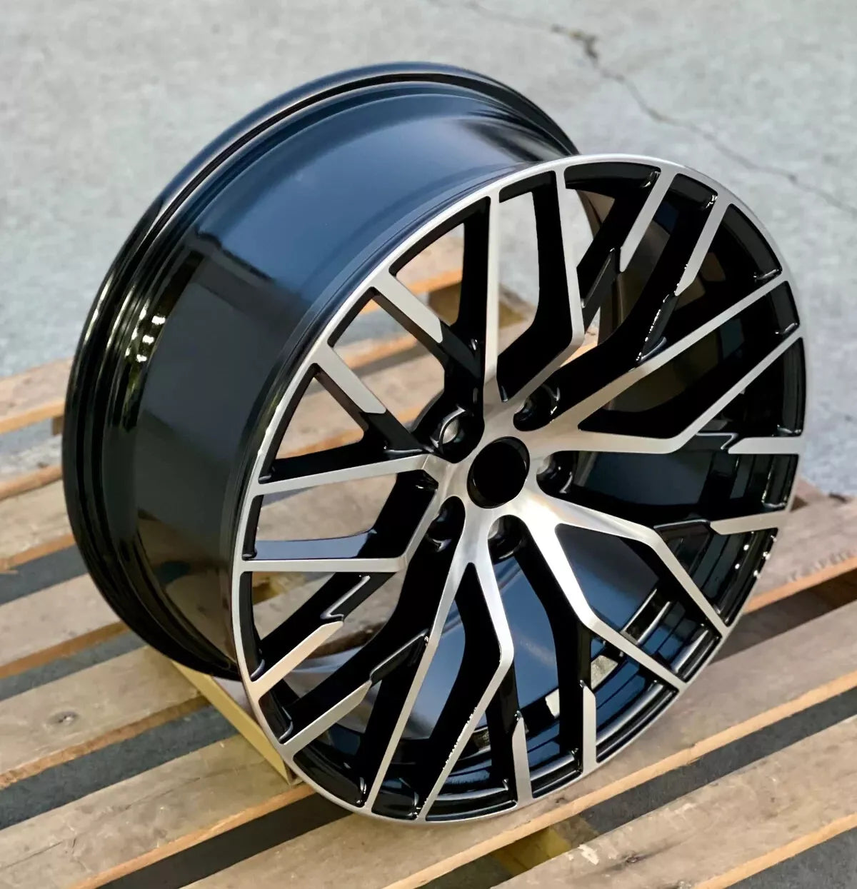 18" Wheels Rims A001 for AUDI VOLKSWAGEN VW BENZ A3 A4 A5 A6 A7 A8 Q3 Q5 RS3 S3 S4 S5 S6 S7 S8 TT (BMF)