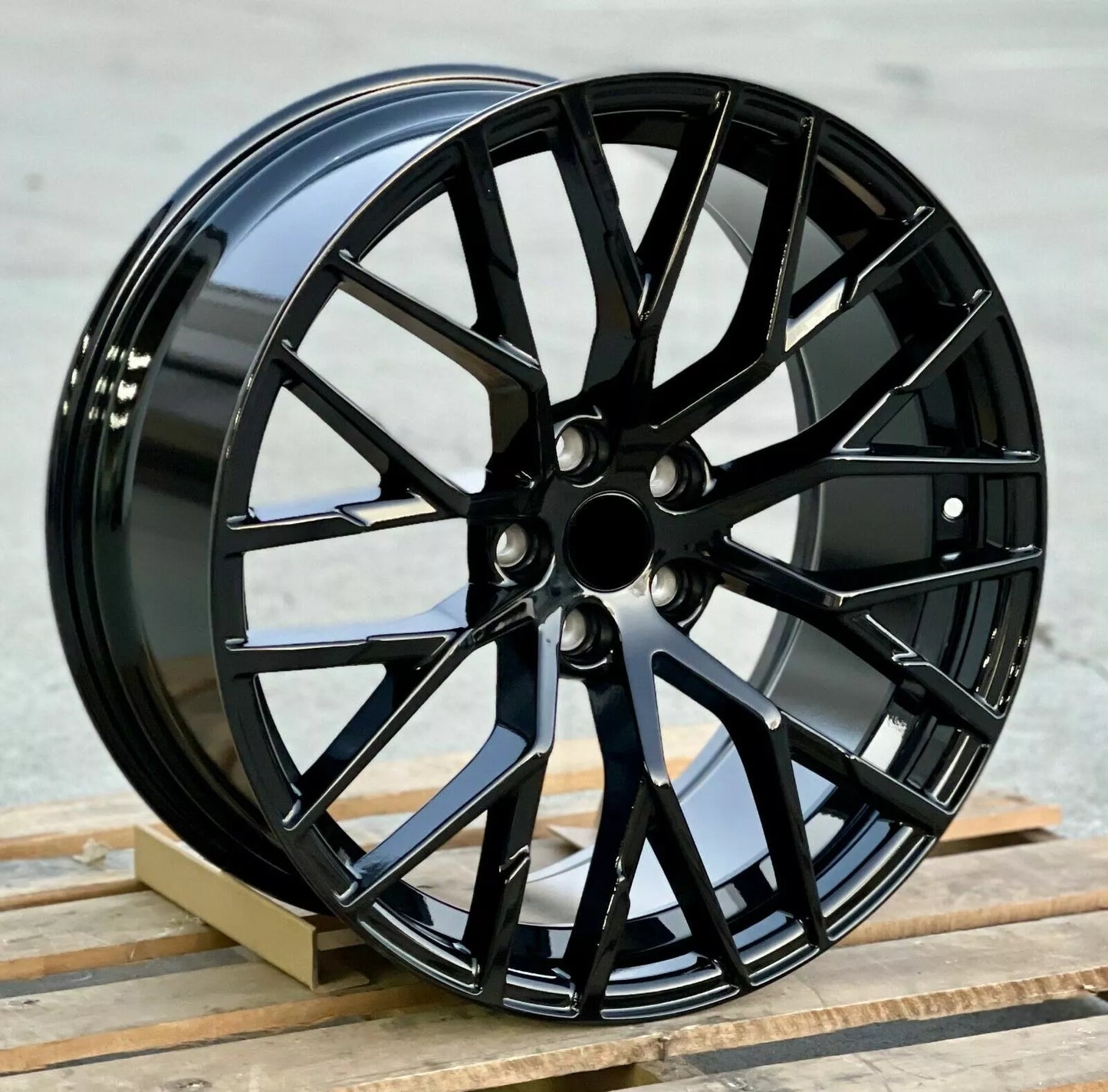 18" Wheels Rims A001 for AUDI VOLKSWAGEN VW BENZ A3 A4 A5 A6 A7 A8 Q3 Q5 RS3 S3 S4 S5 S6 S7 S8 TT (GB)