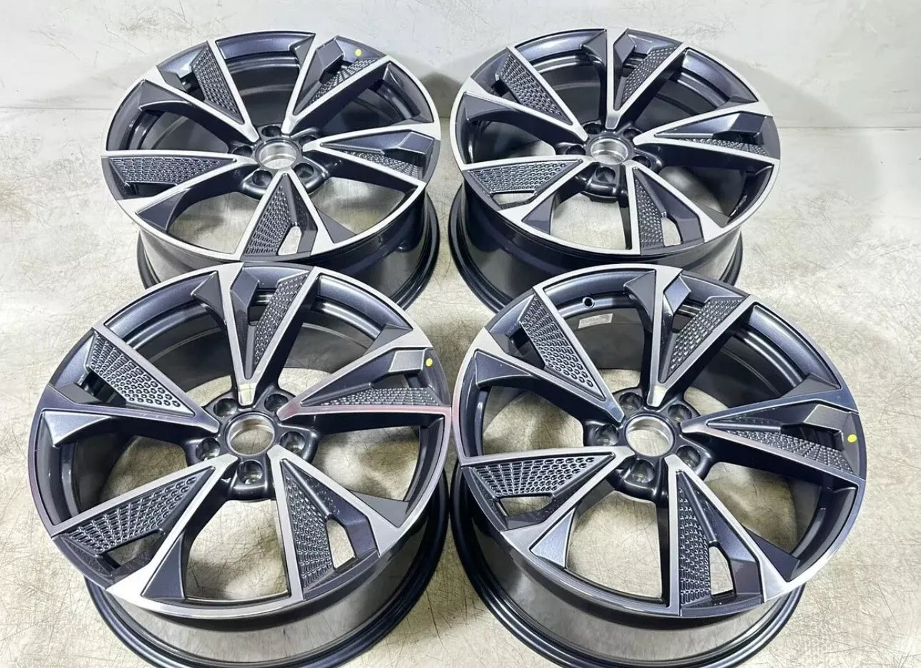 19" Wheels Rims A014 for AUDI VOLKSWAGEN VW BENZ A3 A4 A5 A6 A7 A8 Q3 Q5 RS3 S3 S4 S5 S6 S7 S8 TT (GMF)