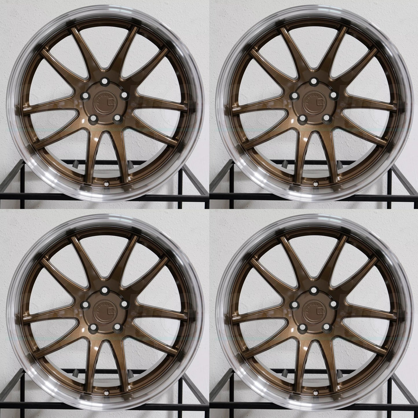 19" AODHAN DS02 BRONZE Wheels Rims for HONDA TOYOTA NISSAN TESLA 5x114