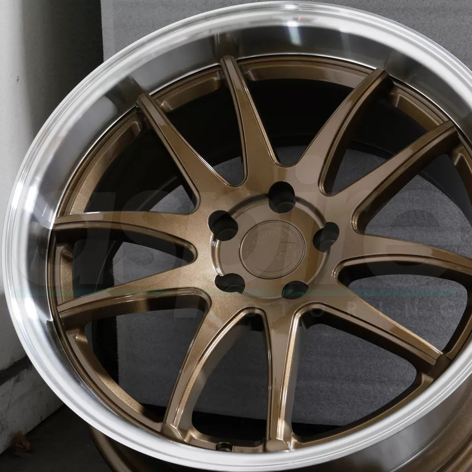 19" AODHAN DS02 BRONZE Wheels Rims for HONDA TOYOTA NISSAN TESLA 5x114
