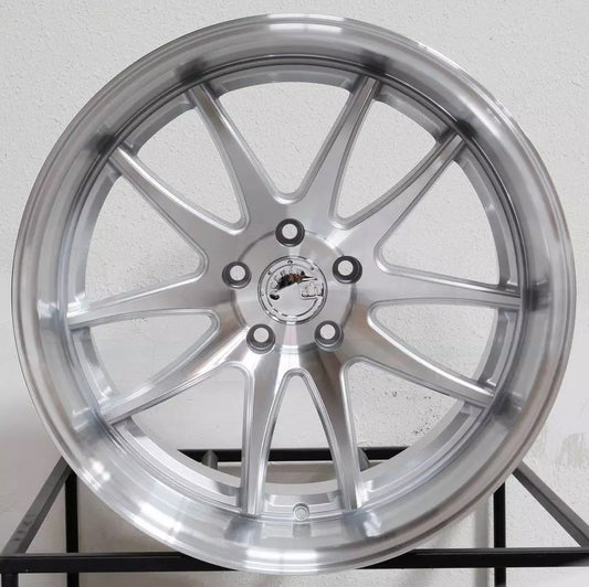 19" AODHAN DS02 SILVER Wheels Rims for HONDA TOYOTA NISSAN TESLA 5x114