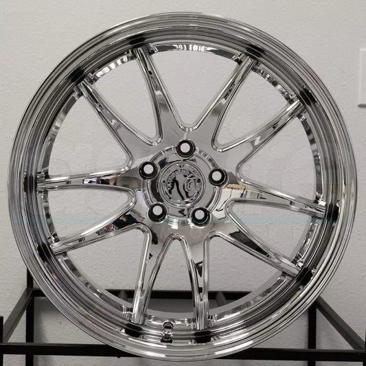 19" AODHAN DS02 VACUUM CHROME Wheels Rims for HONDA TOYOTA NISSAN TESLA 5x114