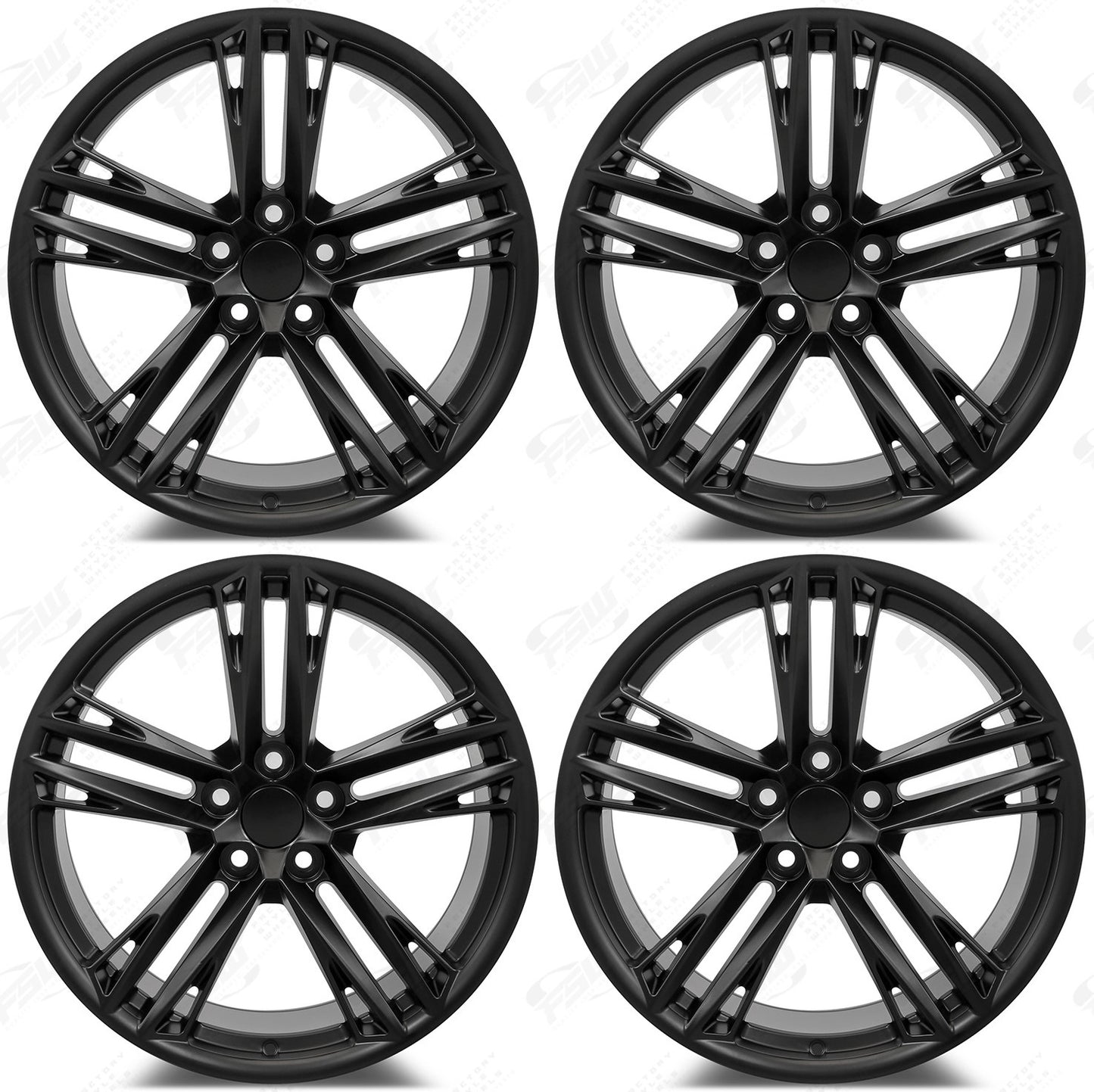 20" C002-MB Wheels Rims for CHEVY CAMARO 1LT 1SS 2SS LS LT LT1 RS SS ZL1