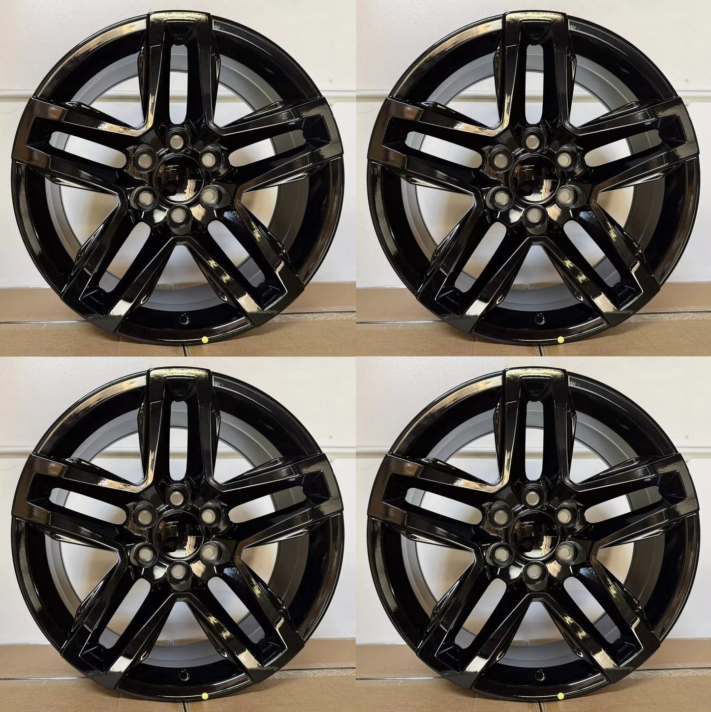 22" G005 Wheels Rims for CHEVY GMC AVALANCHE BLAZER EXPRESS SURBURBAN TAHOE SAVANA SIERRA 1500 YUKON XL 6x139 78.1 (GB)