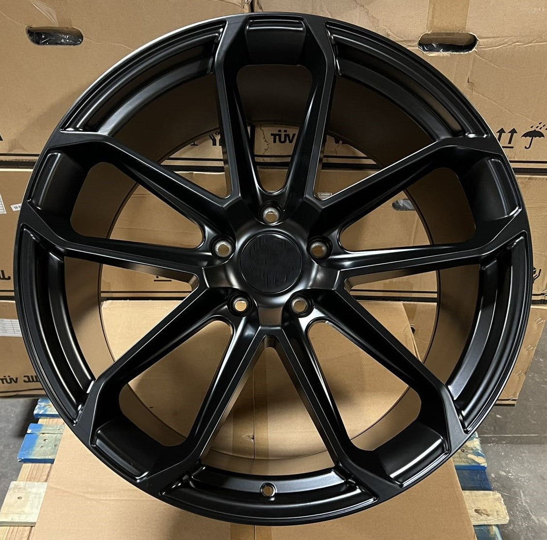 22" Wheels STAGGERED Rims P861 for PORSCHE CAYENNE PANAMERA TAYCAN S 4 4S Turbo GTS 5x130 AUDI VW (SB)