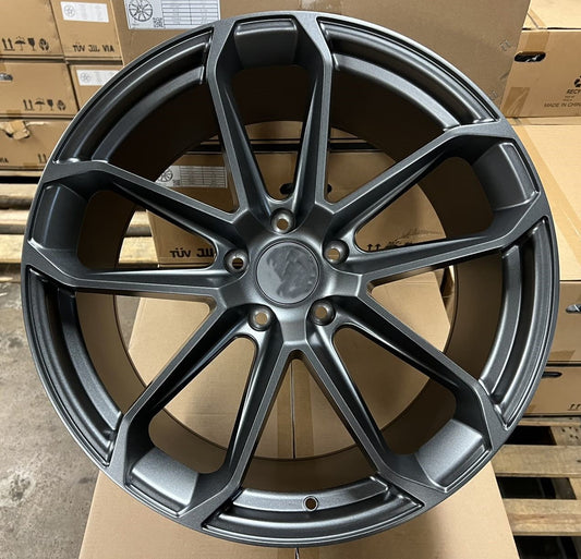 22" (1 WHEEL) P861 Wheels Rims for PORSCHE CAYENNE PANAMERA TAYCAN S 4 4S Turbo GTS 5x130 AUDI VW