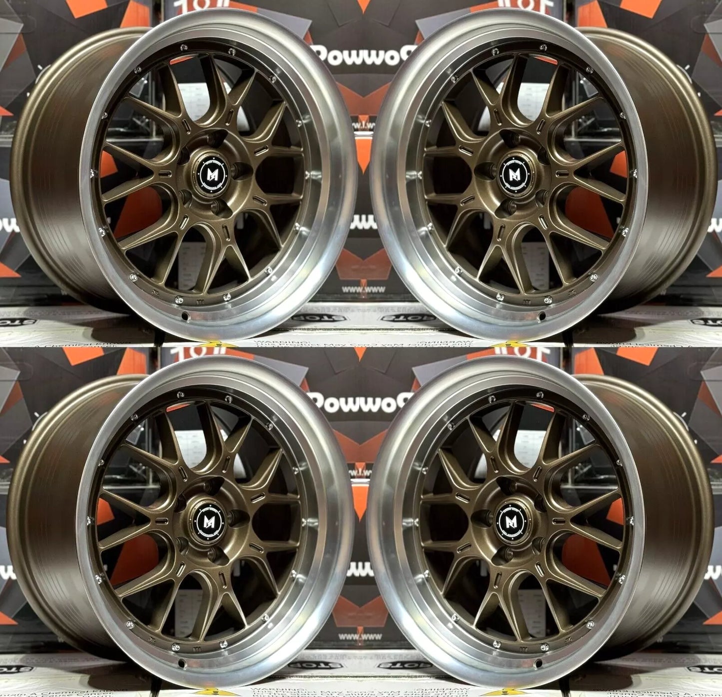 20" MFlow MFL2-BZ Wheels Rims for HONDA ACURA LEXUS TOYOTA NISSAN INFINITI TESLA MODEL 3 + Y 5x114.3 (Bronze)