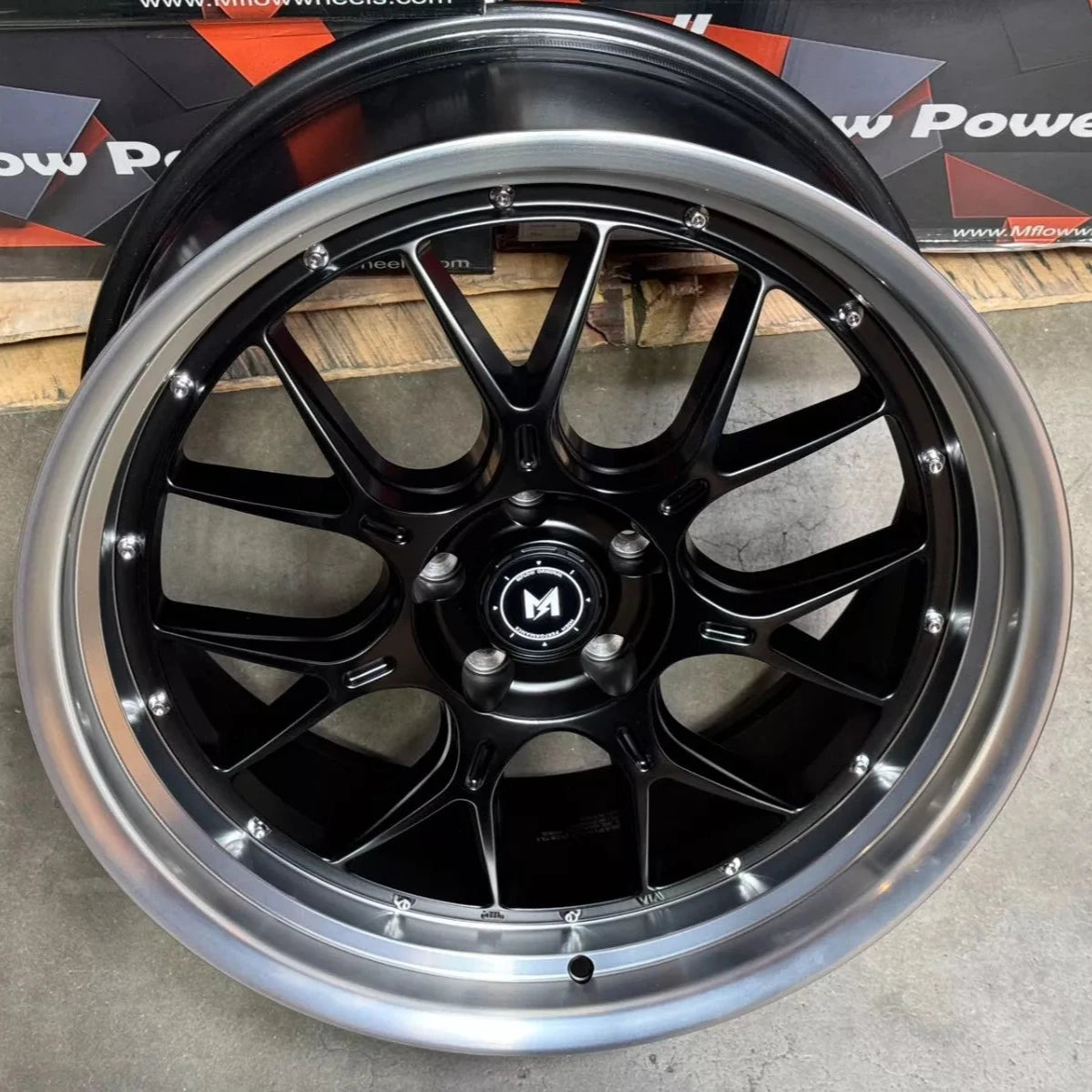 20" MFlow MFL2-MB Wheels Rims for TESLA MODEL S + X BMW 320 323 325 328 330 335 340 428 430 435 440 525 528 530 535 550 5x120