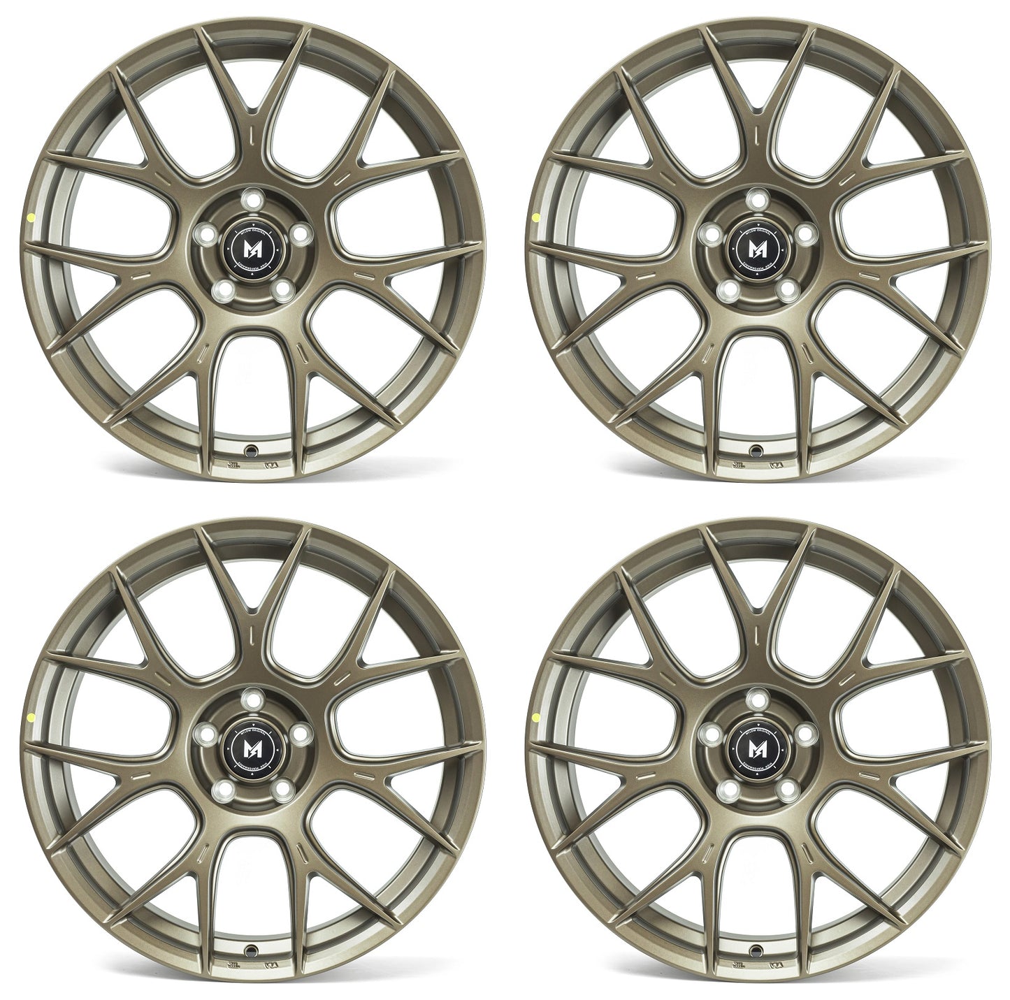 20" MFlow MFR1-BZ Wheels BRONZE Rims for HONDA ACURA LEXUS TOYOTA NISSAN INFINITI TESLA 3 Y 5x114