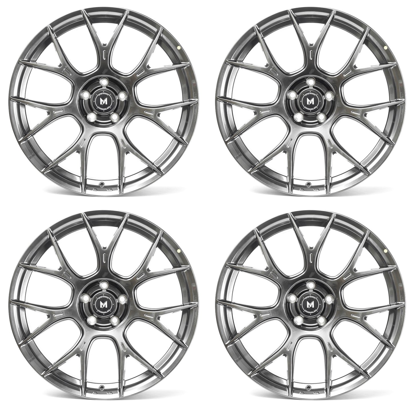 19" MFlow MFR1-HB Wheels Rims for HONDA ACURA LEXUS TOYOTA NISSAN INFINITI TESLA FLOW FORM