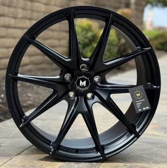 20" MFlow MFR2-MB Wheels Rims for BENZ BMW AUDI VW HONDA ACURA LEXUS INFINITI TESLA 3 Y