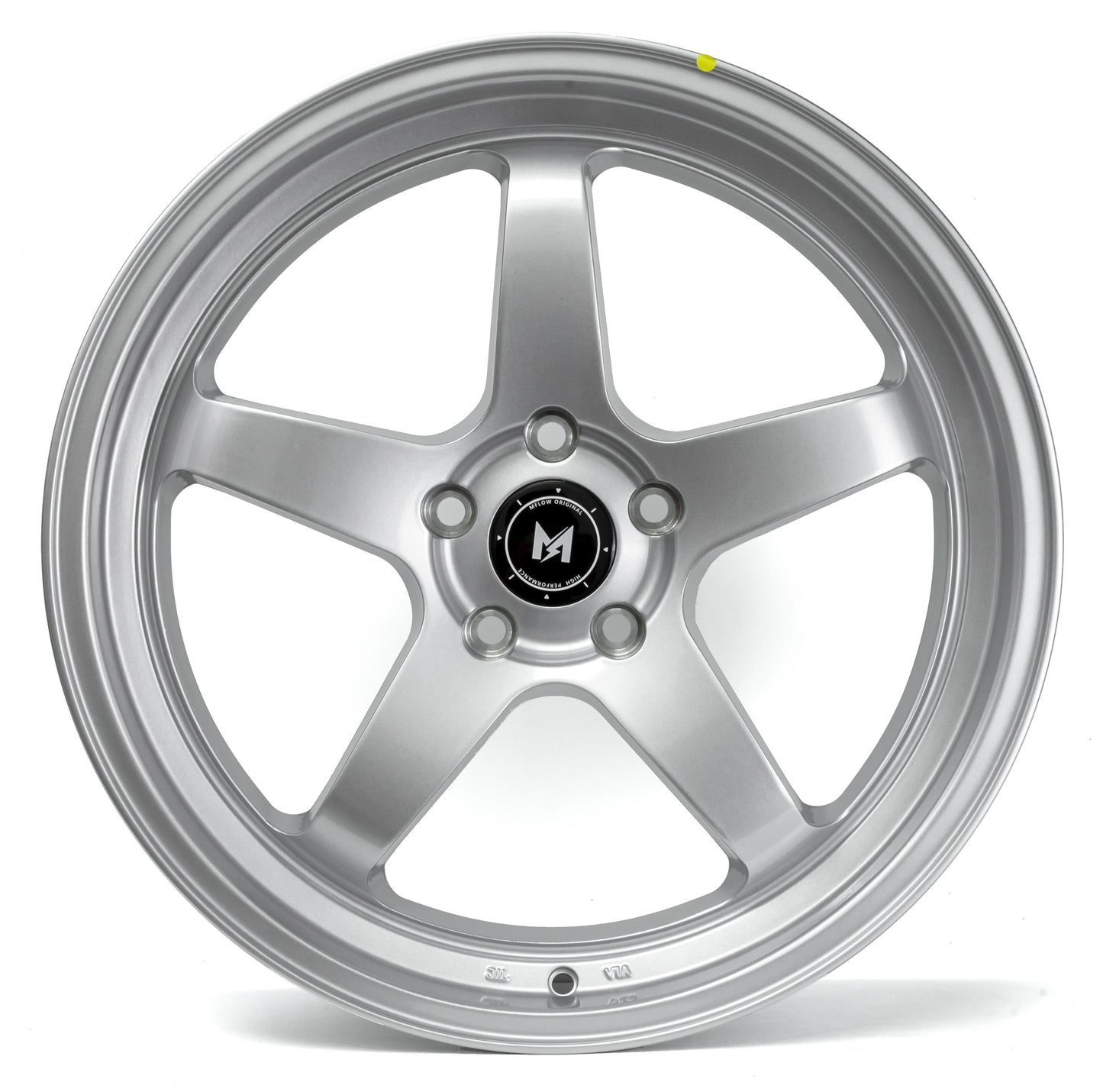 18" MFlow MFR3-HS Wheels SILVER Rims for BENZ BMW AUDI VW HONDA ACURA LEXUS INFINITI TESLA 3 Y 5x114