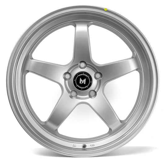 19" MFlow MFR3-HS Wheels SILVER Rims for BENZ BMW AUDI VW HONDA ACURA LEXUS INFINITI TESLA 3 Y 5x114