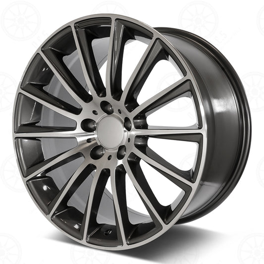 18" (1 WHEEL) MB813 Wheels Rims for MERCEDES BENZ A C E S CL CLA CLK SL SLK GLA GLB Gunmetal