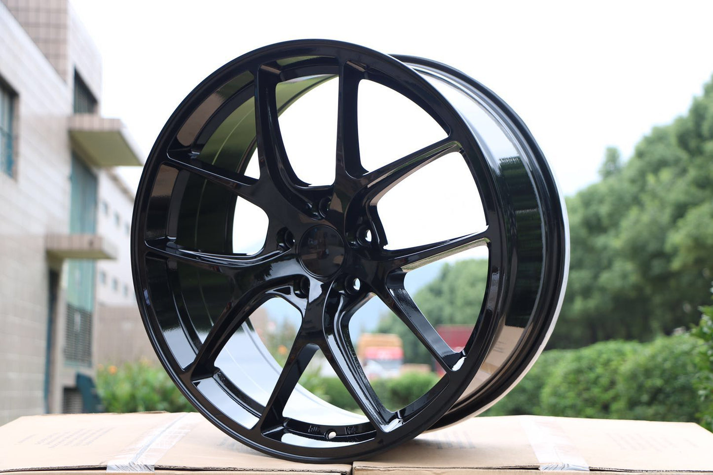 18" W005 Wheels Rims for HONDA ACURA LEXUS TOYOTA NISSAN INFINITI TESLA MODEL 3 + Y 5x114.3 TUNER