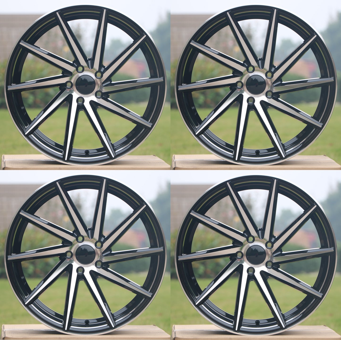 18" W013 Wheels Rims for HONDA ACURA LEXUS TOYOTA NISSAN INFINITI TESLA MODEL 3 + Y 5x114.3 (BMF)