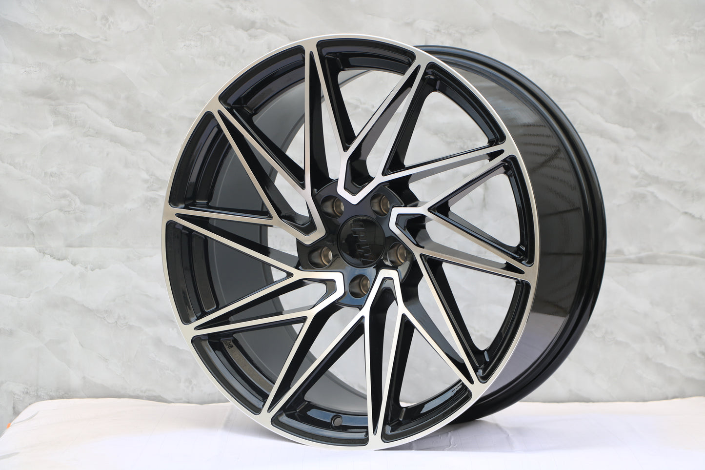 19" W1300 Wheels Rims for HONDA ACURA LEXUS TOYOTA NISSAN INFINITI TESLA MODEL 3 + Y 5x114.3 (BMF)