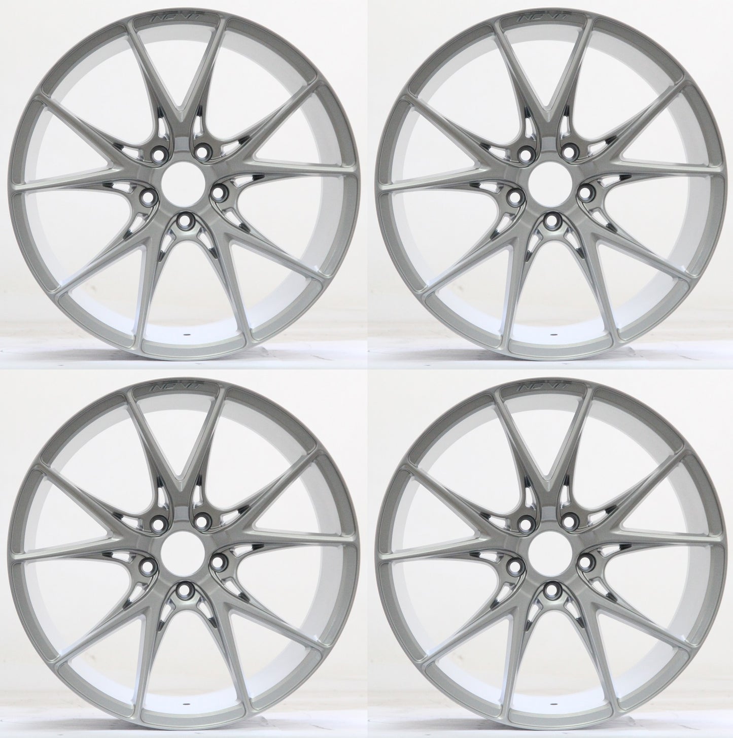 19" W1406 Wheels Rims for HONDA ACURA LEXUS TOYOTA NISSAN INFINITI TESLA MODEL 3 + Y 5x114.3 (BMF)